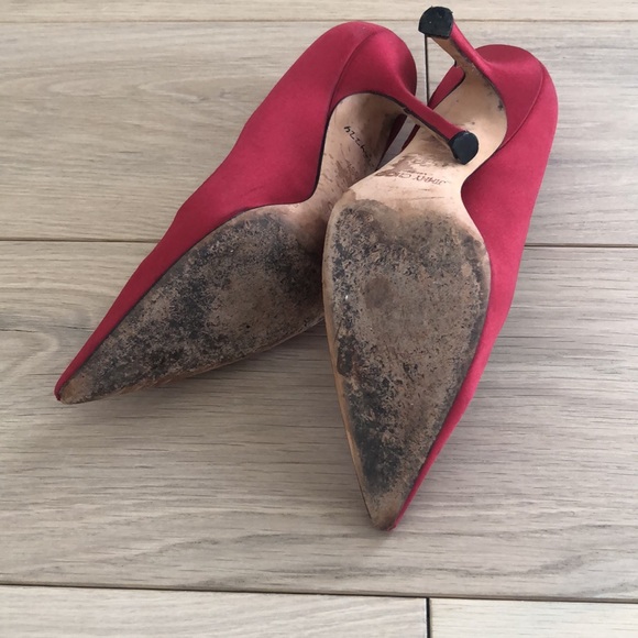 Authentic Jimmy Choo satin heels, size 39.5 - Picture 9 of 9